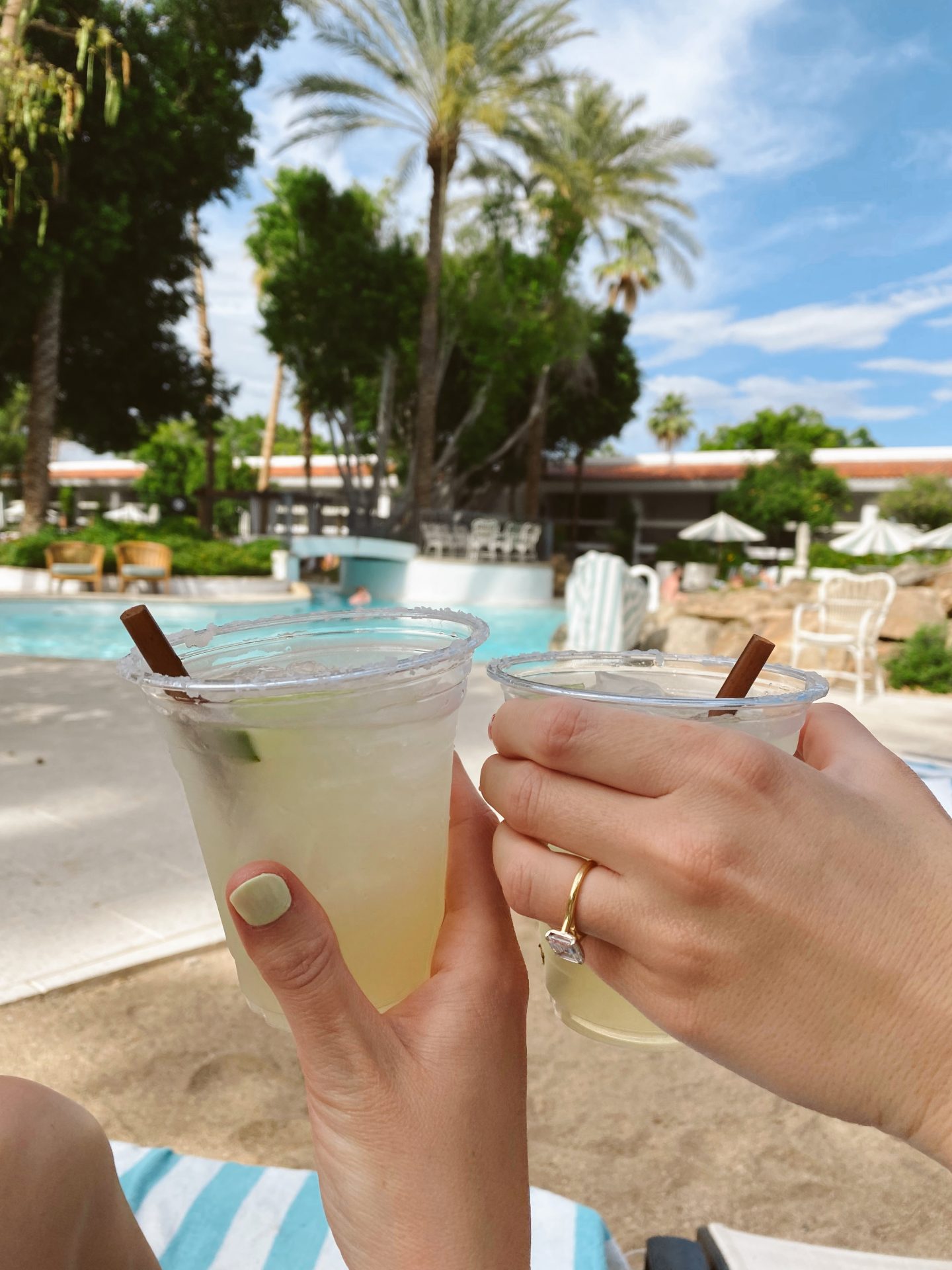 Scottsdale Girls Trip Scottsdale pool drinks