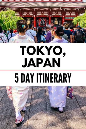 tokyo for 5 days itinerary