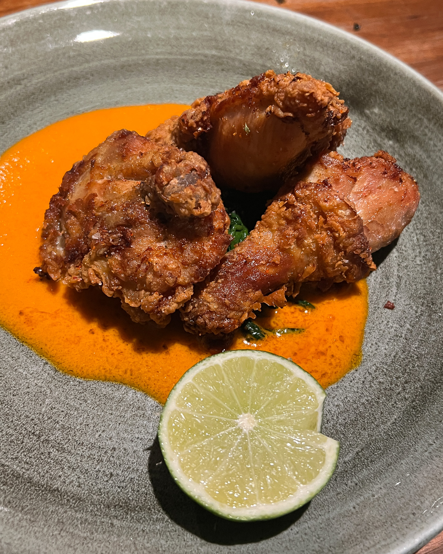 korean fried chicken at Kyu korean fried chicken at Kyu Miami