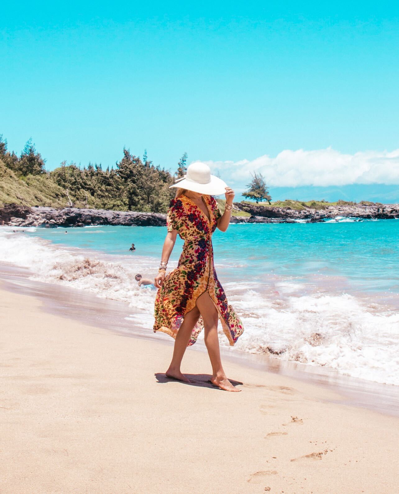 Floral Dress beach what to wear in hawaii